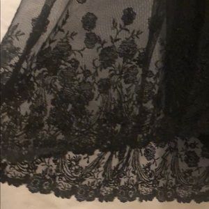 M.S.S.P. Beautiful Black Lace Skirt